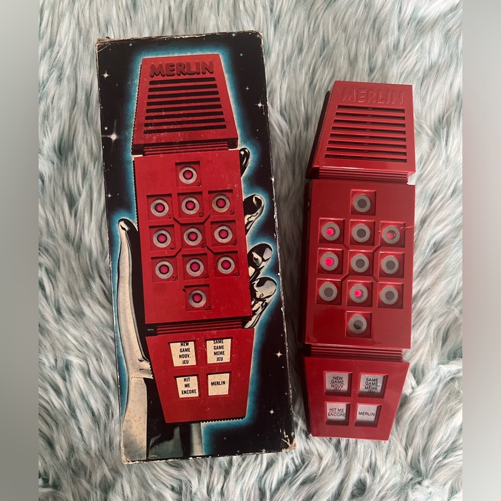 Vintage Merlin HandHeld Electronic Computer Game From 1978